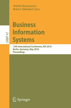 Abramowicz / Tolksdorf | Business Information Systems | E-Book | sack.de