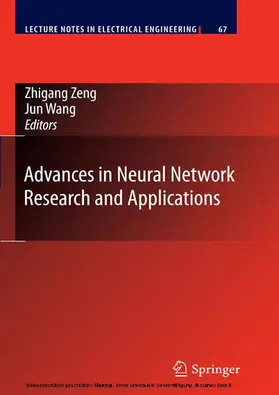 Zeng / Wang |  Advances in Neural Network Research and Applications | eBook | Sack Fachmedien