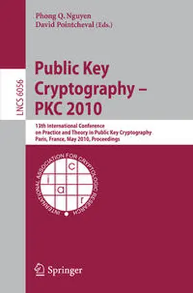 Nguyen / Pointcheval |  Public Key Cryptography - PKC 2010 | eBook | Sack Fachmedien