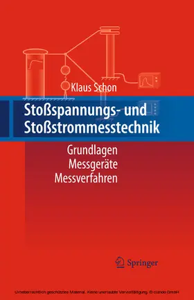 Schon |  Stoßspannungs- und Stoßstrommesstechnik | eBook | Sack Fachmedien