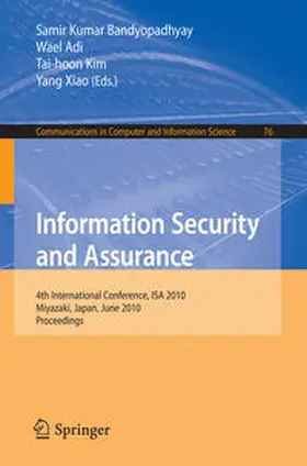 Bandyopadhyay / Adi / Kim | Information Security and Assurance | E-Book | sack.de