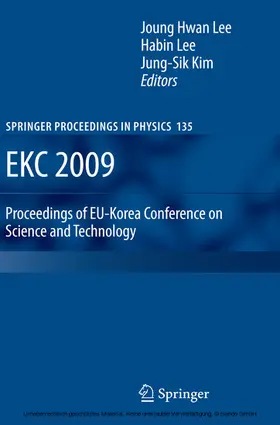 Lee / Kim |  EKC 2009 Proceedings of EU-Korea Conference on Science and Technology | eBook | Sack Fachmedien
