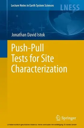 Istok |  Push-Pull Tests for Site Characterization | eBook | Sack Fachmedien