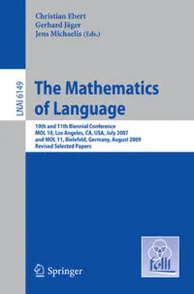Ebert / Jäger / Michaelis |  The Mathematics of Language | eBook | Sack Fachmedien