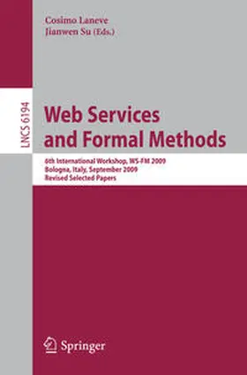 Laneve / Su | Web Services and Formal Methods | E-Book | www2.sack.de