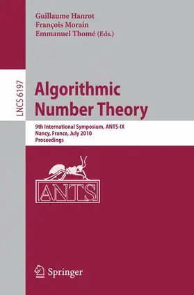 Hanrot / Morain / Thomé |  Algorithmic Number Theory | Buch |  Sack Fachmedien