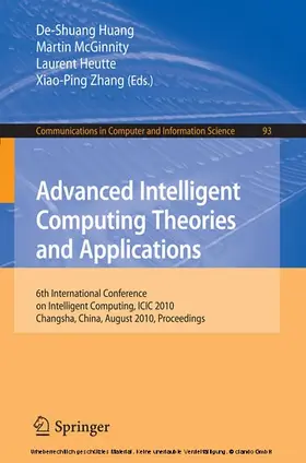 Huang / McGinnity / Heutte | Advanced Intelligent Computing. Theories and Applications | E-Book | sack.de