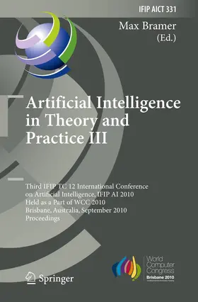 Bramer |  Artificial Intelligence in Theory and Practice III | Buch |  Sack Fachmedien