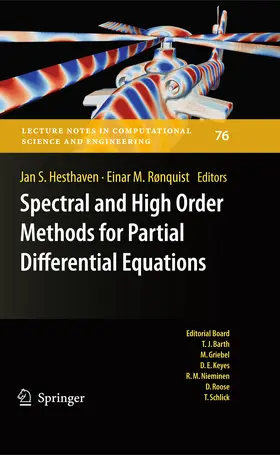 Hesthaven / Rønquist |  Spectral and High Order Methods for Partial Differential Equations | eBook | Sack Fachmedien