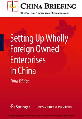 Devonshire-Ellis / Scott / Woollard |  Setting Up Wholly Foreign Owned Enterprises in China | eBook | Sack Fachmedien