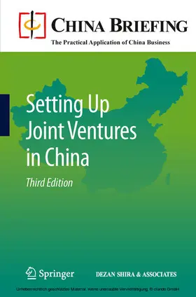 Devonshire-Ellis / Scott / Woollard | Setting Up Joint Ventures in China | E-Book | sack.de
