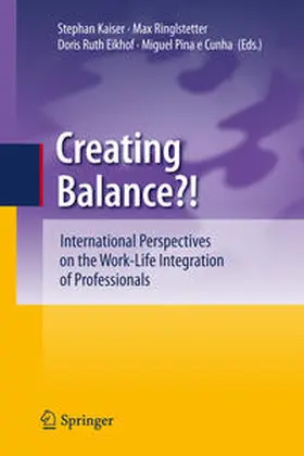 Kaiser / Ringlstetter / Eikhof |  Creating Balance? | Buch |  Sack Fachmedien