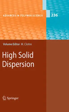 Cloitre | High Solid Dispersions | E-Book | sack.de