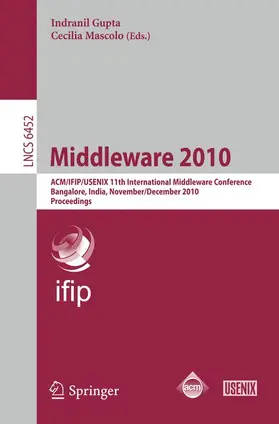 Gupta / Mascolo |  Middleware 2010 | Buch |  Sack Fachmedien