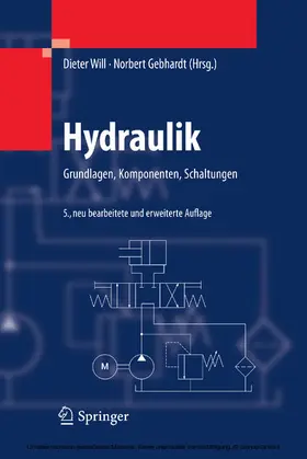 Will / Gebhardt |  Hydraulik | eBook | Sack Fachmedien
