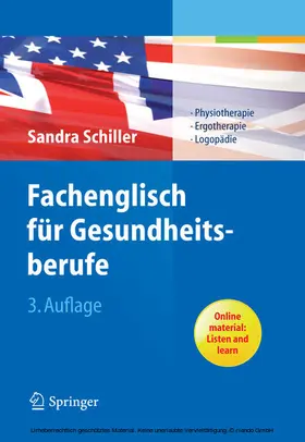 Schiller |  Fachenglisch für Gesundheitsberufe | eBook | Sack Fachmedien
