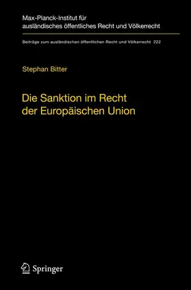 Bitter | Die Sanktion im Recht der Europäischen Union | Buch | 978-3-642-17353-0 | sack.de