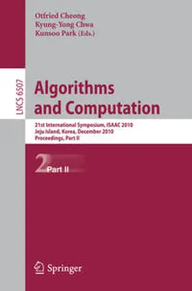 Cheong / Chwa / Park |  Algorithms and Computation | eBook | Sack Fachmedien