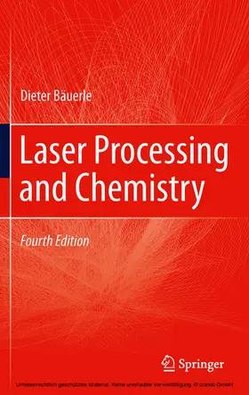 Bäuerle | Laser Processing and Chemistry | E-Book | sack.de