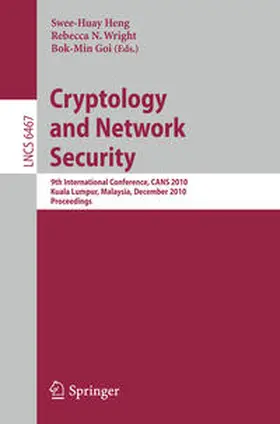 Heng / Wright / Goi | Cryptology and Network Security | E-Book | sack.de