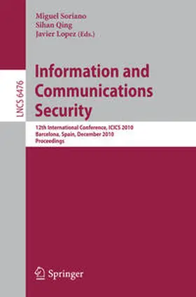 Soriano / Qing / López | Information and Communications Security | E-Book | sack.de