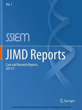 SSIEM | JIMD Reports - Case and Research Reports, 2011/1 | E-Book | sack.de