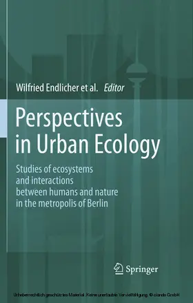 Endlicher | Perspectives in Urban Ecology | E-Book | www2.sack.de