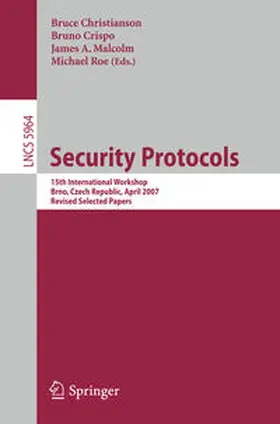 Christianson / Crispo / Malcolm | Security Protocols | E-Book | sack.de