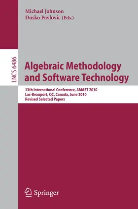 Johnson / Pavlovic | Algebraic Methodology and Software Technology | Buch | 978-3-642-17795-8 | www2.sack.de