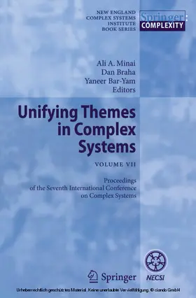 Minai / Braha / Bar-Yam |  Unifying Themes in Complex Systems VII | eBook | Sack Fachmedien