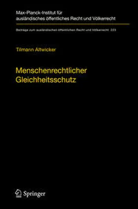 Altwicker |  Menschenrechtlicher Gleichheitsschutz | Buch |  Sack Fachmedien