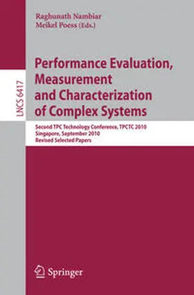 Nambiar / Poess |  Performance Evaluation and Benchmarking | eBook | Sack Fachmedien