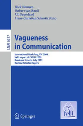 Nouwen / van Rooij / Sauerland | Vagueness in Communication | E-Book | sack.de