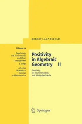 Lazarsfeld | Positivity in Algebraic Geometry II | E-Book | sack.de
