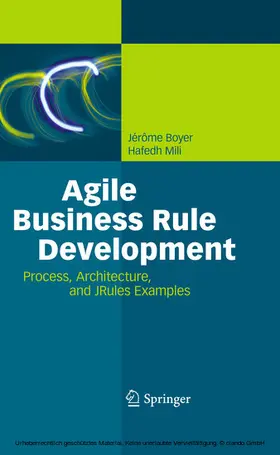 Boyer / Mili | Agile Business Rule Development | E-Book | sack.de