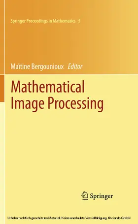 Bergounioux |  Mathematical Image Processing | eBook | Sack Fachmedien