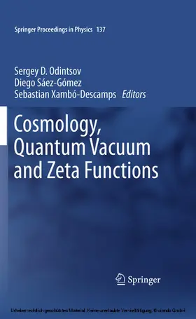 Odintsov / Sáez-Gómez / Universitat Politècnica de Cataluny | Cosmology, Quantum Vacuum and Zeta Functions | E-Book | sack.de