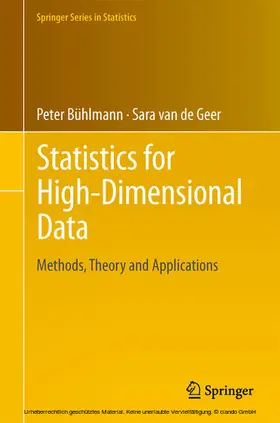 Bühlmann / van de Geer | Statistics for High-Dimensional Data | E-Book | sack.de