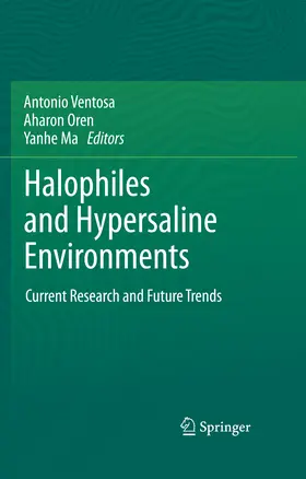 Ventosa / Oren / Ma | Halophiles and Hypersaline Environments | E-Book | sack.de