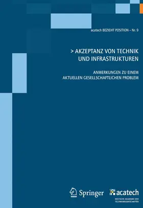acatech |  Akzeptanz von Technik und Infrastrukturen | eBook | Sack Fachmedien