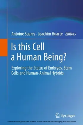 Suarez / Huarte |  Is this Cell a Human Being? | eBook | Sack Fachmedien