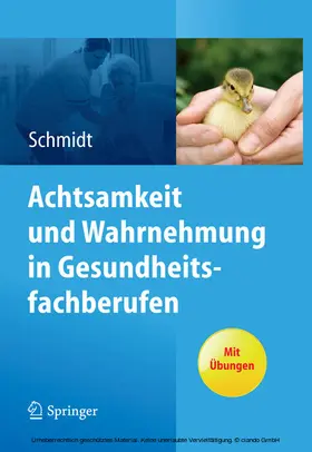 Schmidt | Achtsamkeit und Wahrnehmung in Gesundheitsfachberufen | E-Book | sack.de