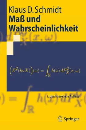 Schmidt | Maß und Wahrscheinlichkeit | E-Book | www2.sack.de
