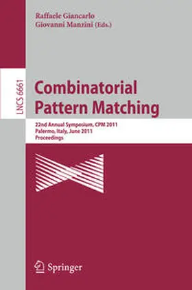 Giancarlo / Manzini |  Combinatorial Pattern Matching | eBook | Sack Fachmedien