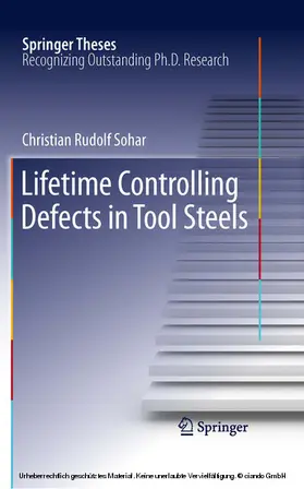 Sohar | Lifetime Controlling Defects in Tool Steels | E-Book | sack.de