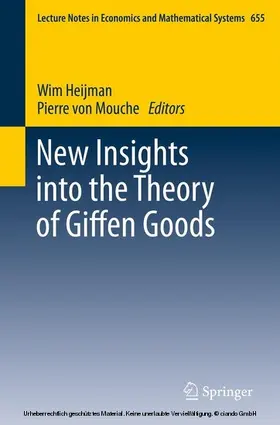 Heijman / Mouche |  New Insights into the Theory of Giffen Goods | eBook | Sack Fachmedien