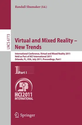 Shumaker |  Virtual and Mixed Reality - New Trends, Part I | Buch |  Sack Fachmedien