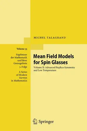 Talagrand |  Mean Field Models for Spin Glasses | eBook | Sack Fachmedien