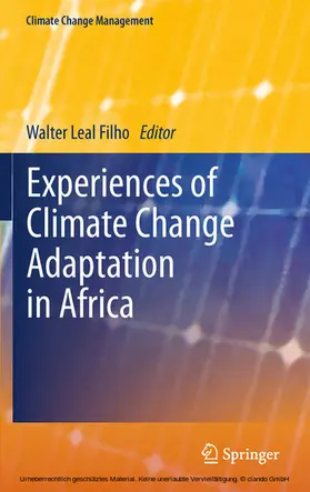 Leal Filho |  Experiences of Climate Change Adaptation in Africa | eBook | Sack Fachmedien