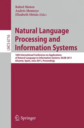 Munoz / Montoyo / Metais | Natural Language Processing  and Information Systems | Buch | 978-3-642-22326-6 | sack.de
